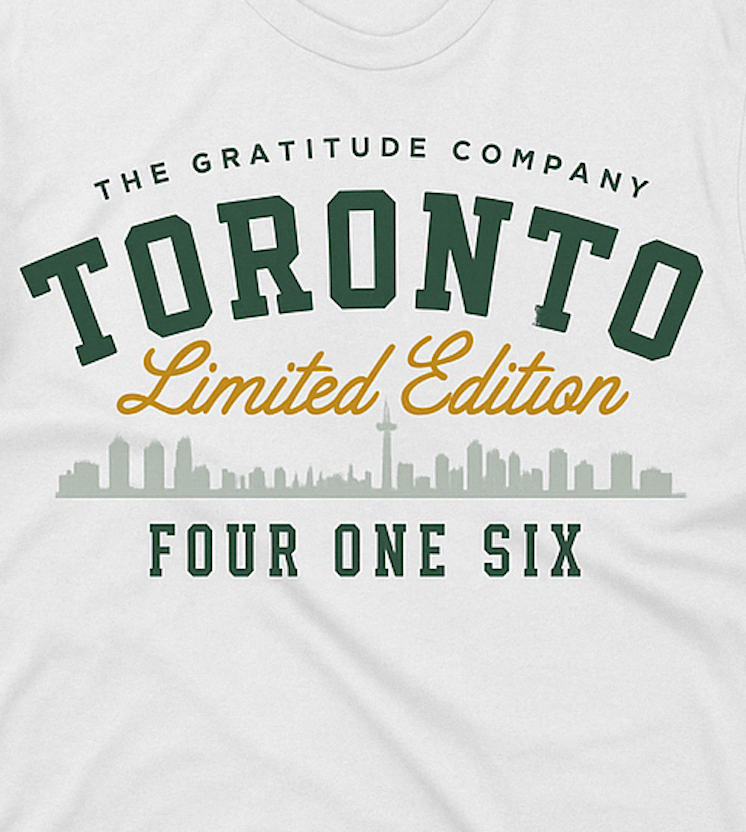 416 Gratitude Tee – Limited Edition ONE SIZE (LARGE)
