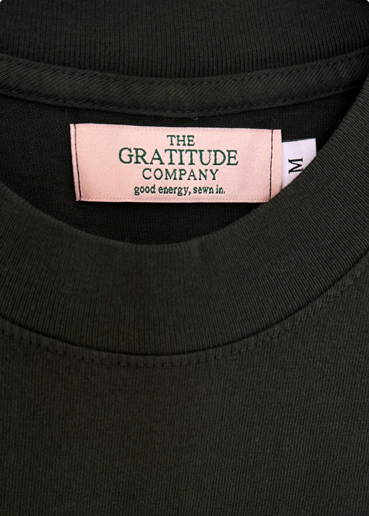 UNISEX GREEN WITH GRATITUDE TEE